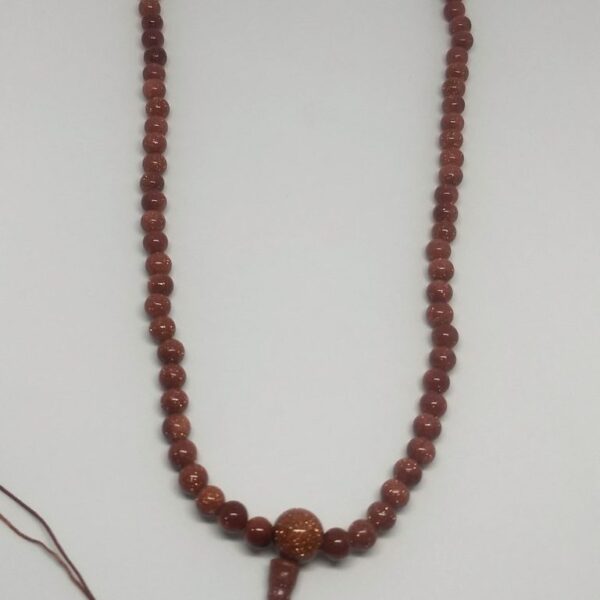 Handmade 108 Sunstone Mala.(Crystal Stone Rosary)