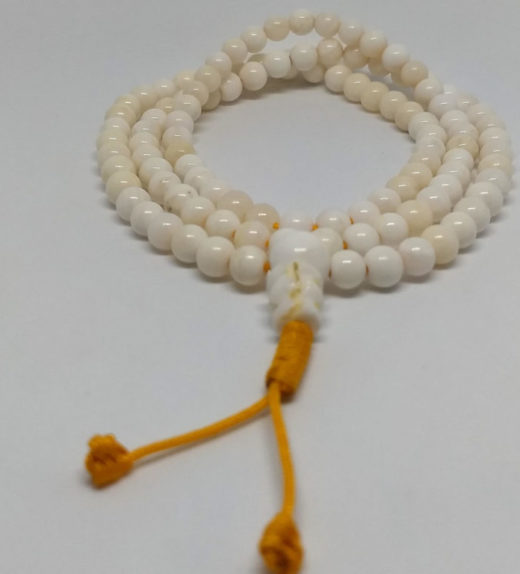 Handmade 108 Chinese Matar Mala. (108 Chinese Seashells/Conch Shells Beads Rosary )