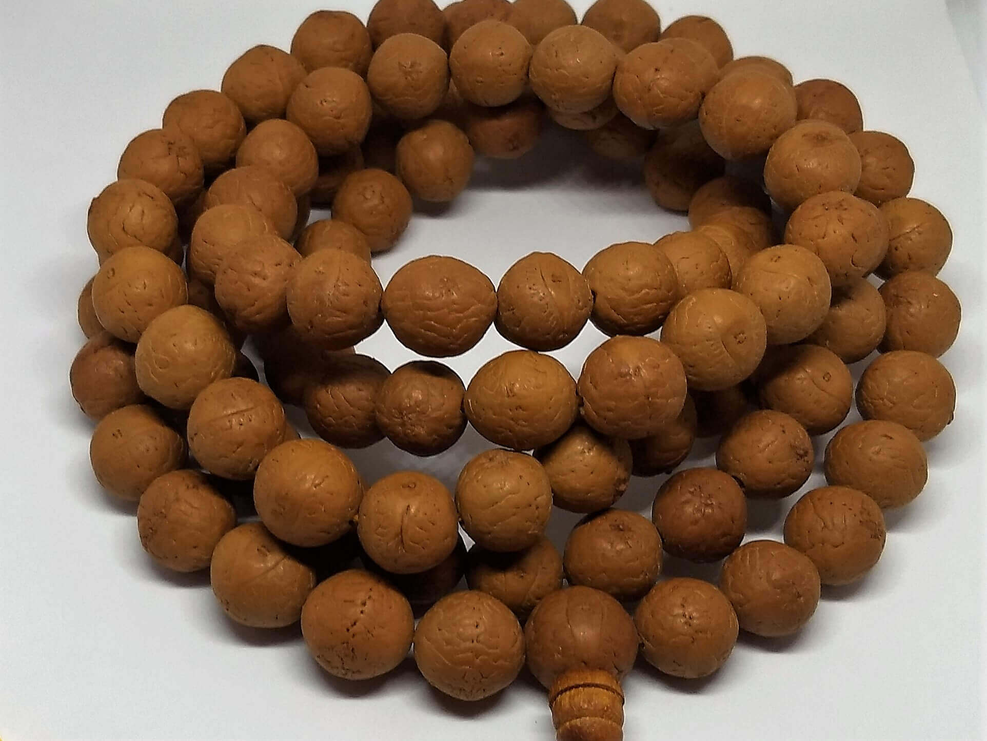 Handmade 108 Nepali Bodhi Seeds Mala.( Nepali Bodhi beads Rosary )