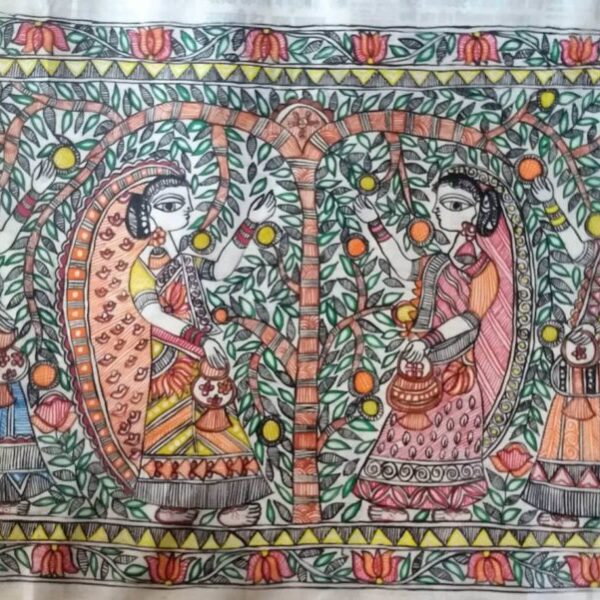 Madhubani Painting of Ma Sita